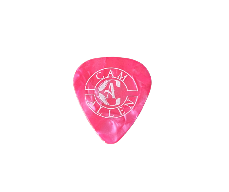 Cam Allen Guitar Pick - Pink Pearl